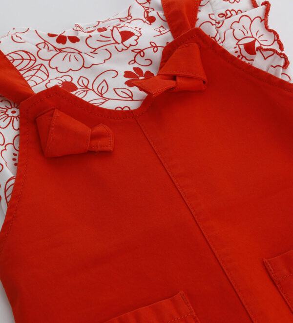 Special day baby girl set: overalls and t-shirt – Image 5