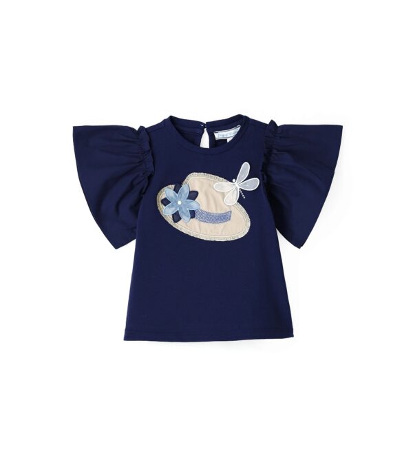 Montecarlo baby girl short sleeve t-shirt 12 – Image 4