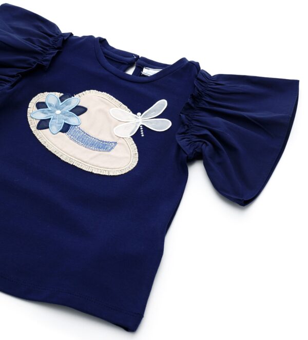Montecarlo baby girl short sleeve t-shirt 12 – Image 5