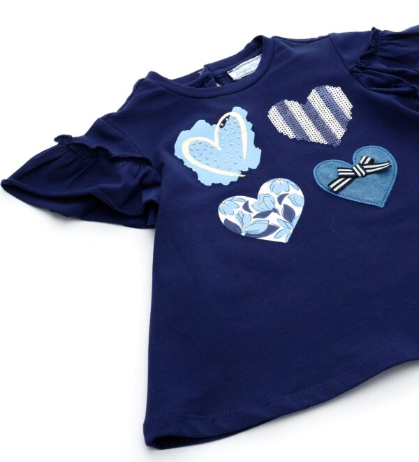 Montecarlo baby girl short sleeve t-shirt 13 – Image 5