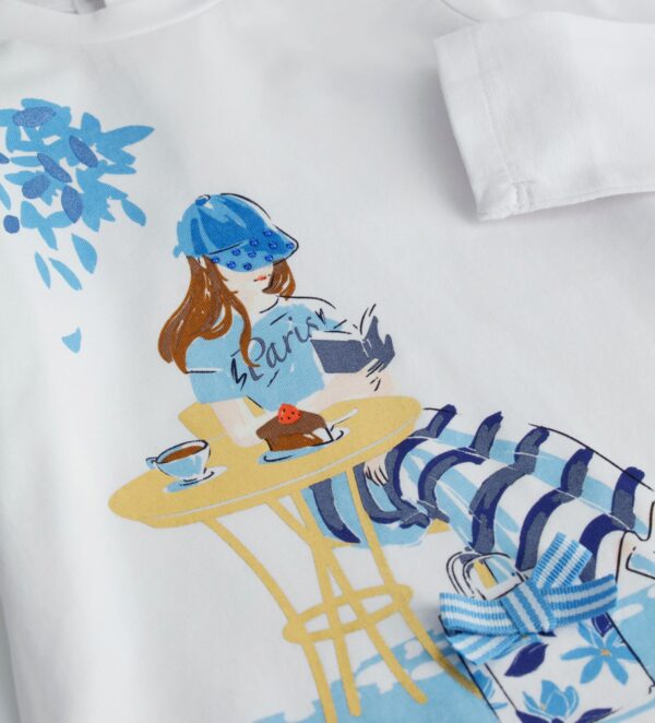 Montecarlo baby girl long sleeve t-shirt 3 – Image 2