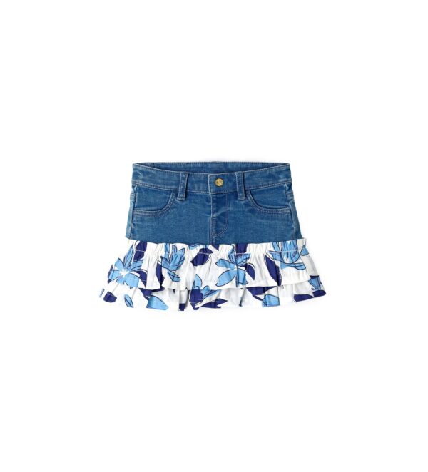 Montecarlo Baby girl Denim Skirt