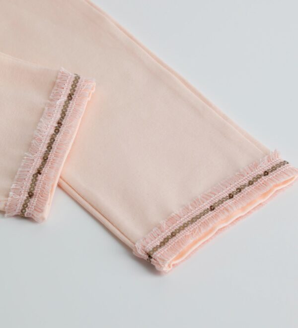 Montecarlo Baby girl Cotton Leggings – Image 2