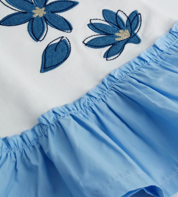 Montecarlo Baby girl Dress With Ruffles – Image 10