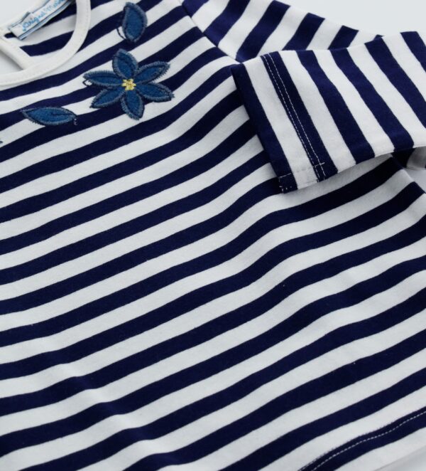 Montecarlo Baby girl Set: T-Shirt And Overalls – Image 3