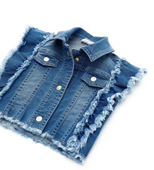 Jackets Baby girl Denim Vest – Image 4