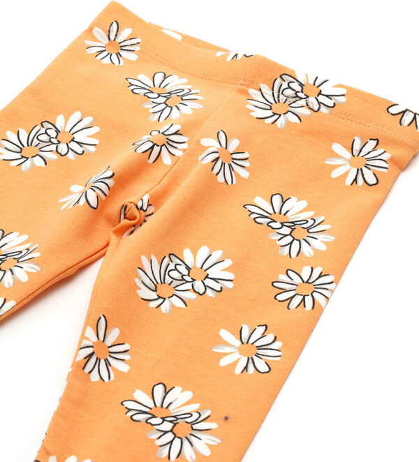 Flower market baby girl cotton leggings 3 – Image 5