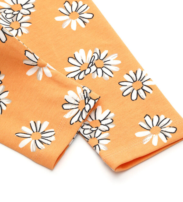 Flower market baby girl cotton leggings 3 – Image 6