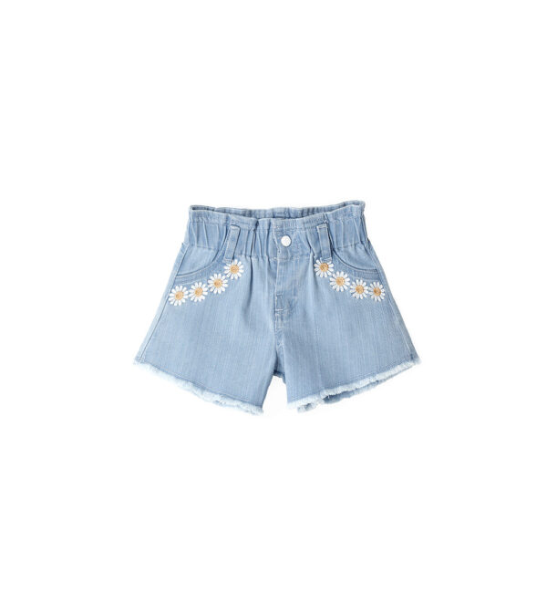 Flower Market Baby girl Denim Shorts