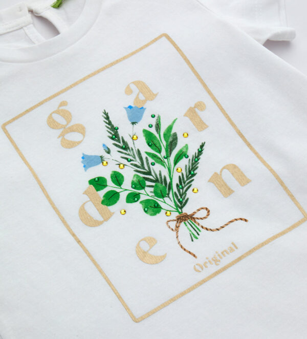 Growing up baby girl short sleeve t-shirt 30 – Image 2
