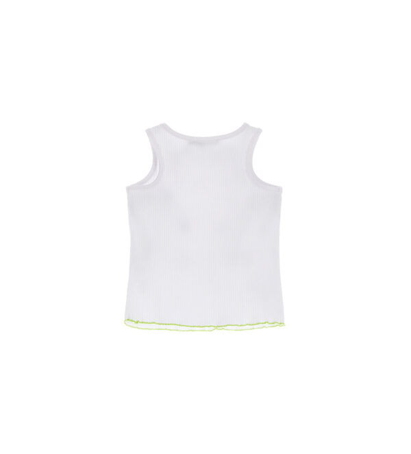 Growing up baby girl tank top in rib – Image 3