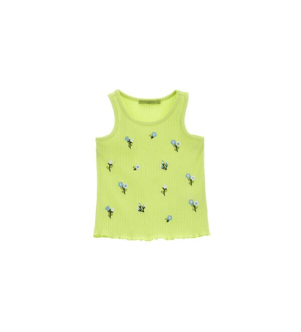 Growing up baby girl tank top in rib – Image 4