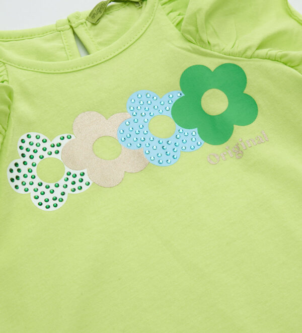 Growing up baby girl tank top with ruffles – Image 4