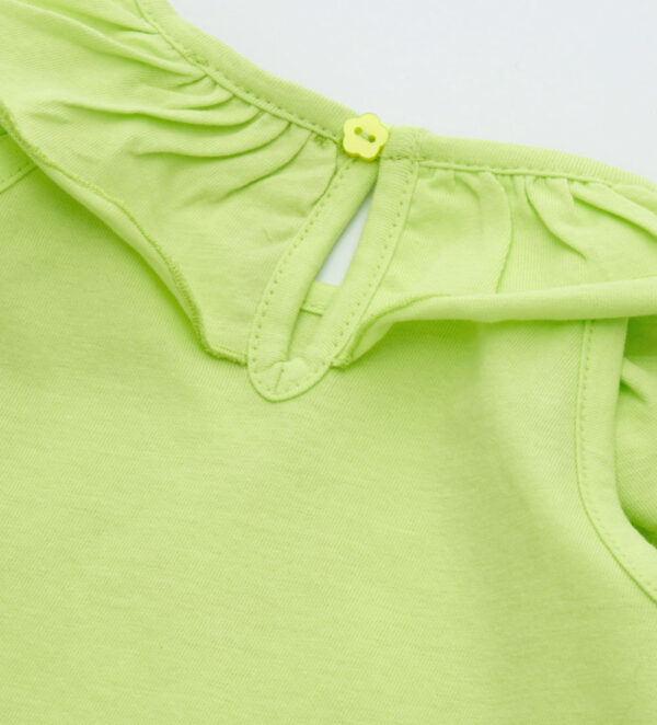 Growing up baby girl tank top with ruffles – Image 5