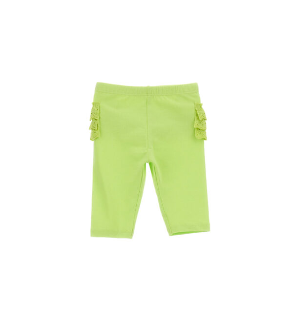 Growing up baby girl leggings with ruffles – Image 4