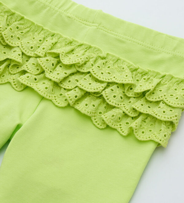 Growing up baby girl leggings with ruffles – Image 6