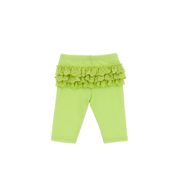 Growing up baby girl leggings with ruffles – Image 5
