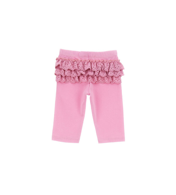 Growing up baby girl leggings with ruffles – Image 2