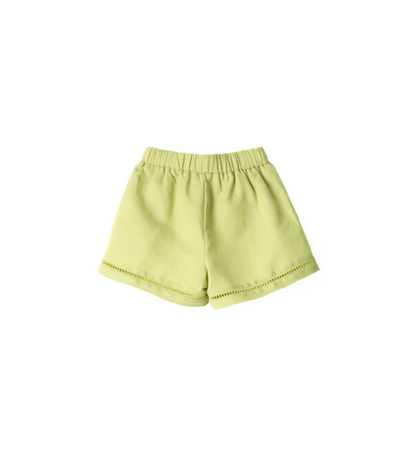 Growing up baby girl linen blend shorts – Image 6