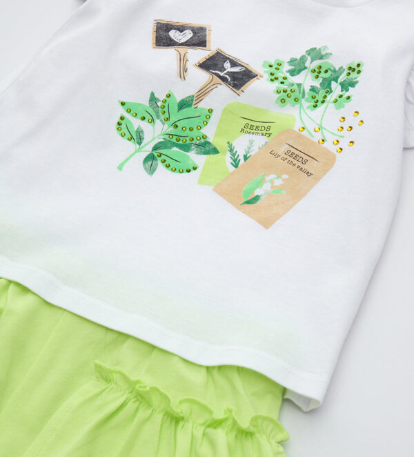 Growing up baby girl cotton set – Image 2