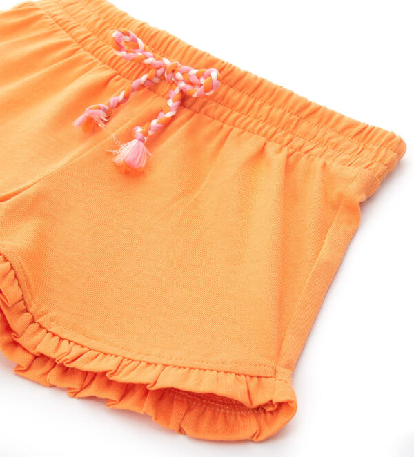 Jolla beach baby girl shorts with ruffles – Image 2