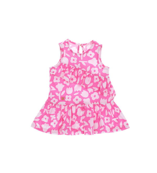 Jolla beach baby girl dress with print