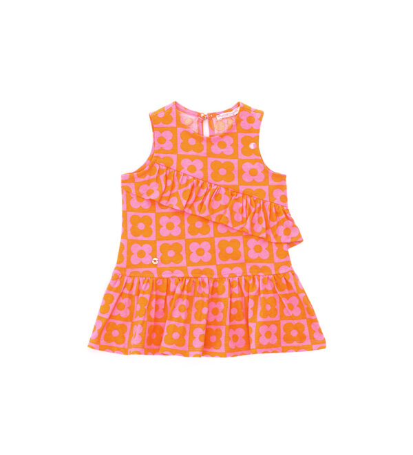 Jolla beach baby girl dress with print – Image 5