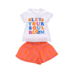 Jolla beach baby girl sets: t-shirts and shorts