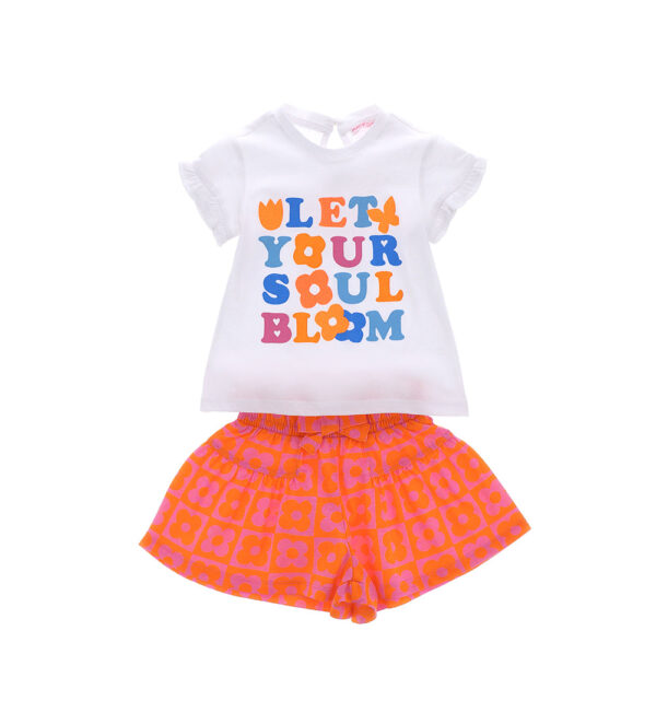 Jolla beach baby girl sets: t-shirts and shorts