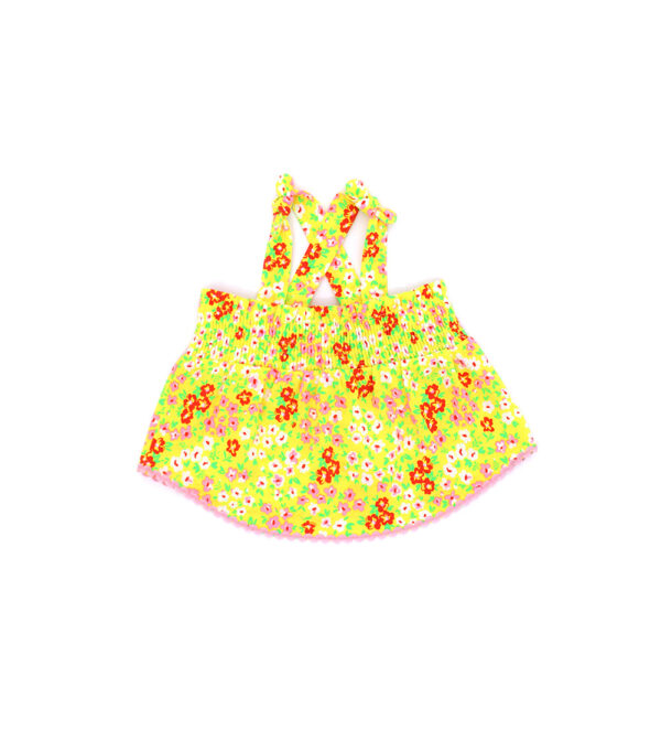 California mood baby girl tank top with print – Image 4