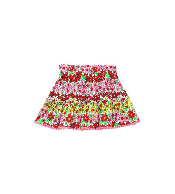 California mood baby girl skirt with all over print