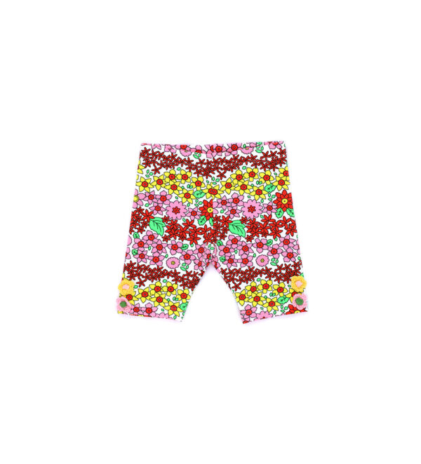 California mood baby girl leggings with flowers