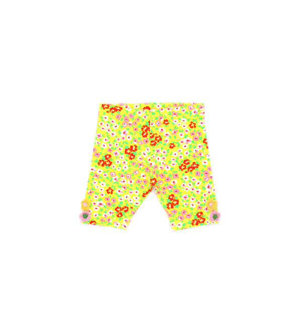 California mood baby girl leggings with flowers – Image 4