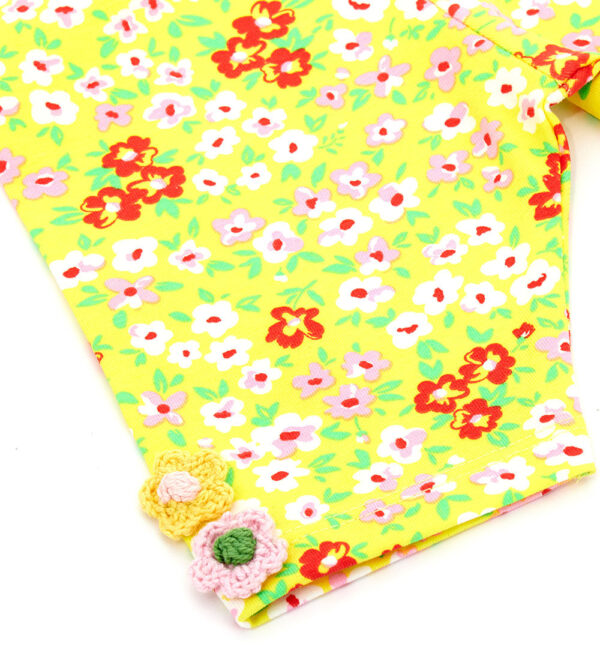 California mood baby girl leggings with flowers – Image 5