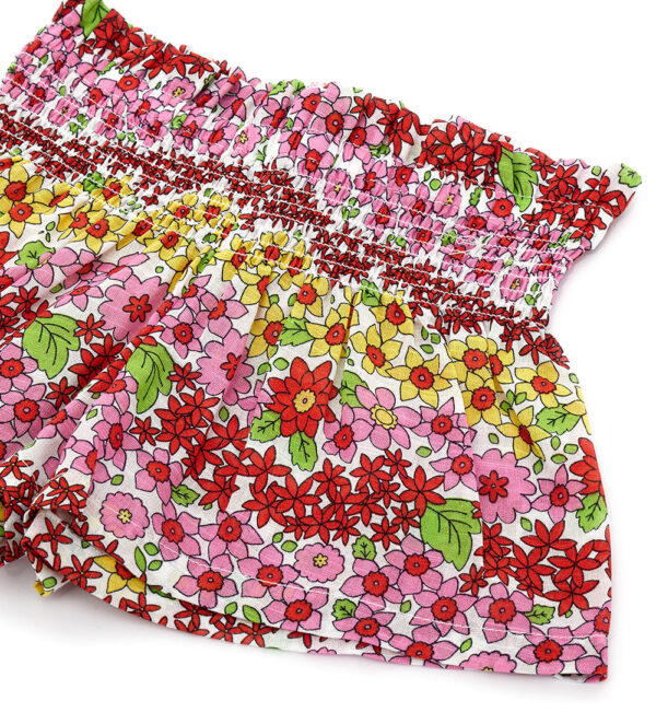 California mood baby girl cotton shorts – Image 3