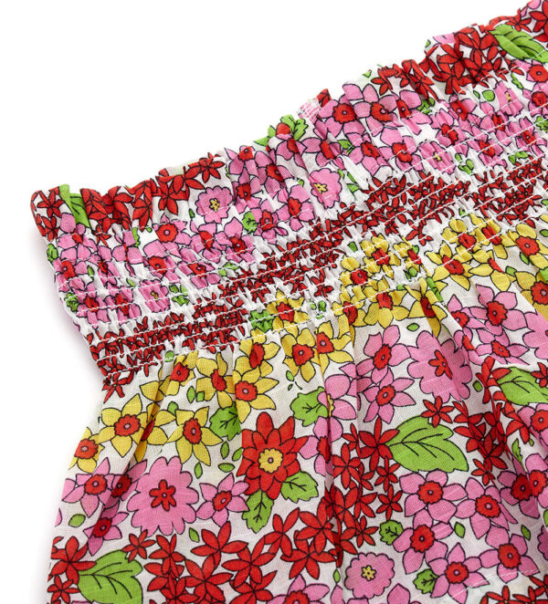 California mood baby girl cotton shorts – Image 2