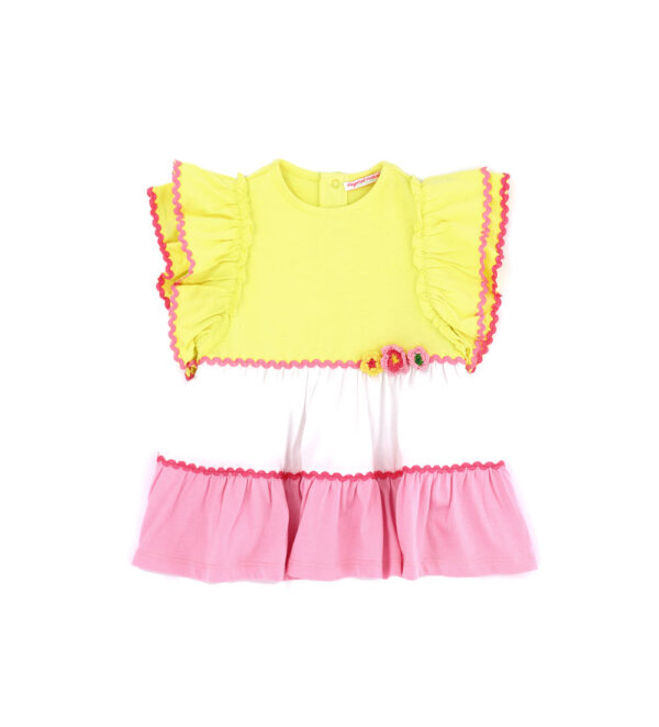 California Mood Baby girl Dress With Ruffles