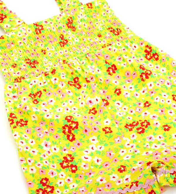 California mood baby girl short overalls – Image 7