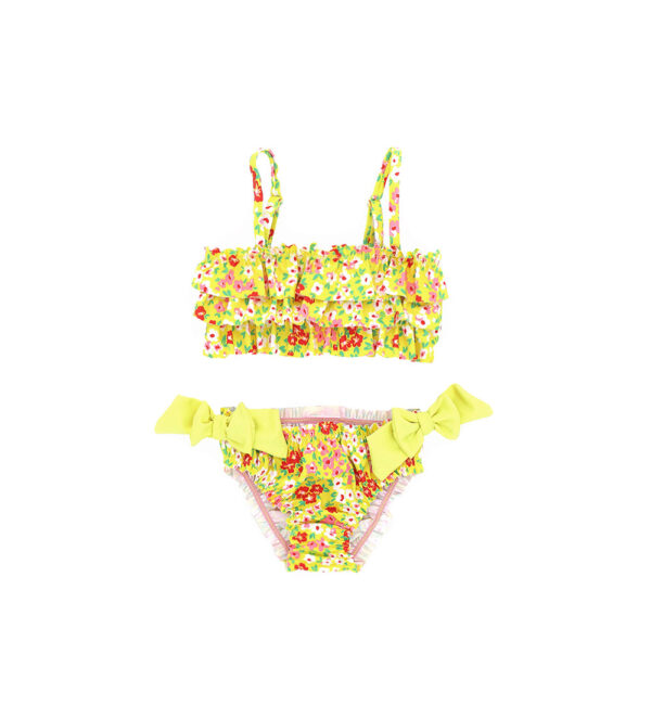 Beachwear Baby girl Set: Top And Beach Briefs
