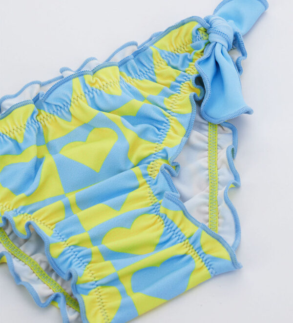 Beachwear baby girl beach briefs with bows – Image 5