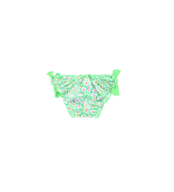 Beachwear baby girl beach briefs with bows – Image 9
