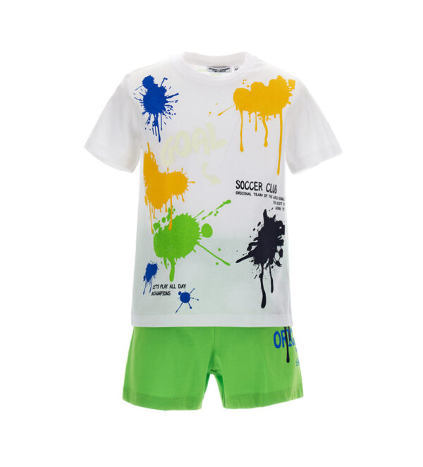 Good night boy short pajamas in cotton 6