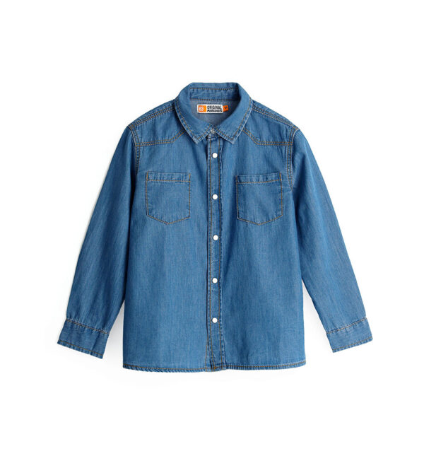 The worker boy denim shirt