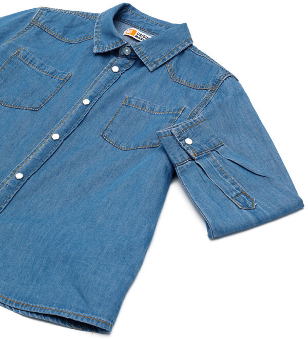 The worker boy denim shirt – Image 3