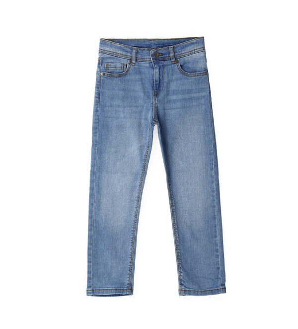 The worker boy cotton denim trousers 2