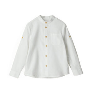 Special day boy mandarin collar shirt