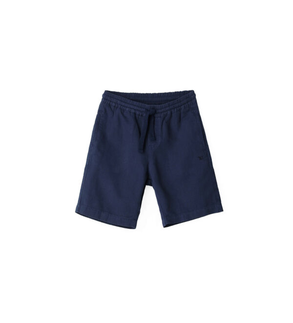Special day boy linen-cotton bermuda