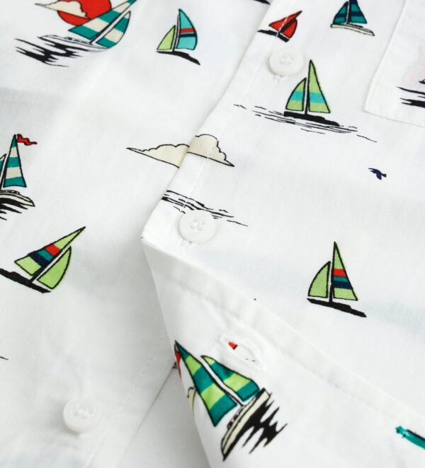 Ocean side boy short sleeved shirt – Image 2