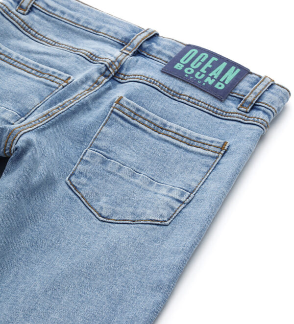 Ocean side boy jeans with patches – Image 6