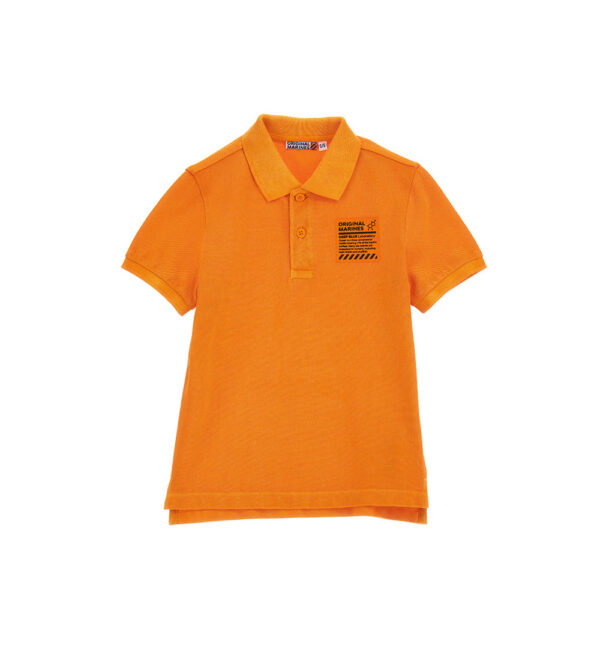 Marine biologist boy piquet polo shirt
